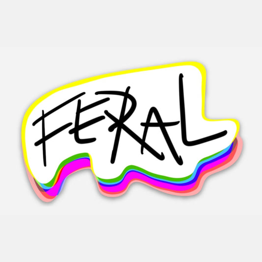 FERAL Sticker